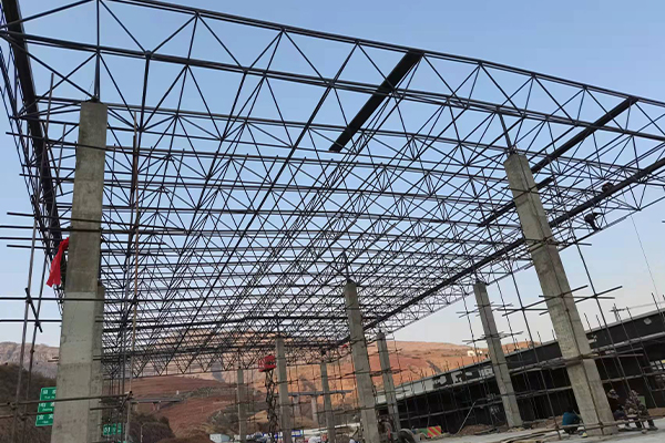 景洪钢结构网架图片