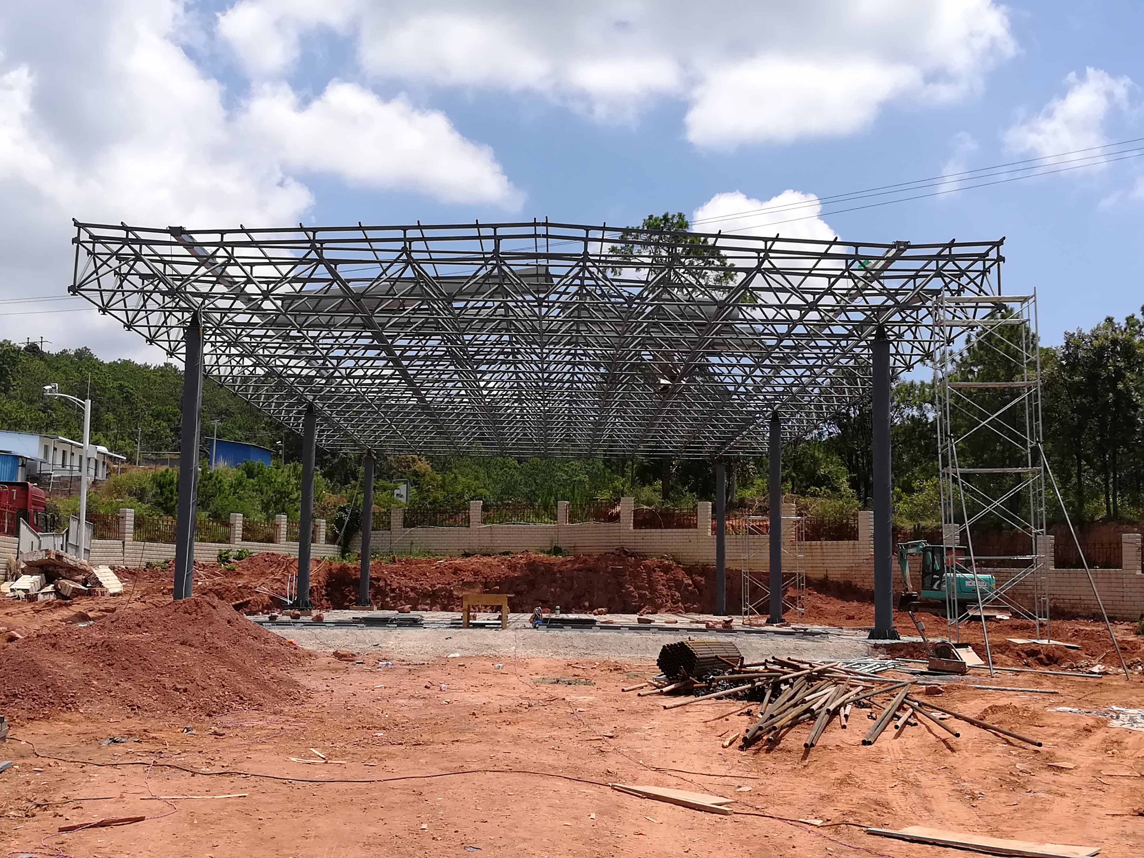 景洪加油站网架屋面